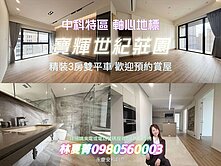 🌈中科軸心地標🍂寶輝世紀莊園🍃彩光3房雙車