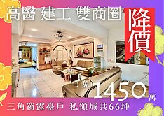 ￥建工商圈｜科工館｜大露臺四房雙平車