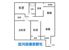 面河高樓景觀三房平車🍎近景美女中實踐國中