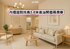 ❤️內壢庭院挑高3.8米衛浴開窗兩房車❤️