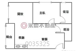 鑫巨蛋2景觀大二房+平面車位