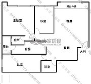 (大降百萬雙捷運站)次頂樓邊間3房.屋況不錯喔