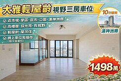 ⛱️雨傘推推⛱️大雅近漢神洲際視野三房機上車位