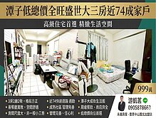 潭子低總價全旺盛世大三房近74成家戶