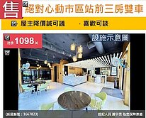 💥新豐站前8年屋齡三房雙車位｜絕對讓你心動的價格