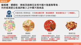 中國三無零食　食藥署擬強化管制打擊假自用真販售