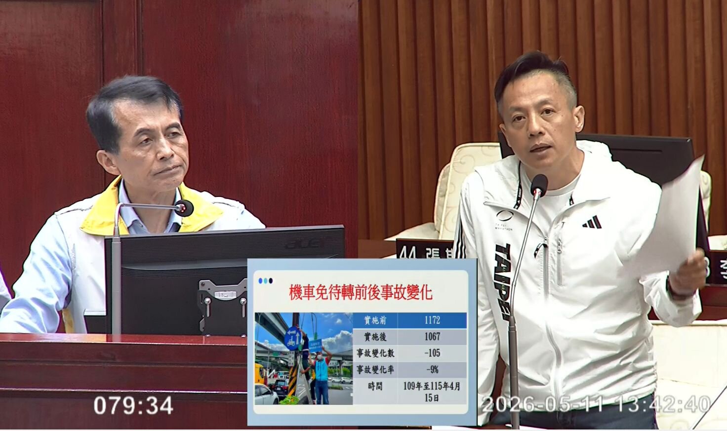 議員籲增開忠孝西路機車時段　北市交通局納評估。圖／截圖自李明賢 -阿賢之聲﻿臉書