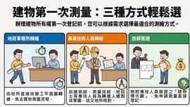 中市推建物首次測量3種申辦方式　提升新成屋產權登記效率