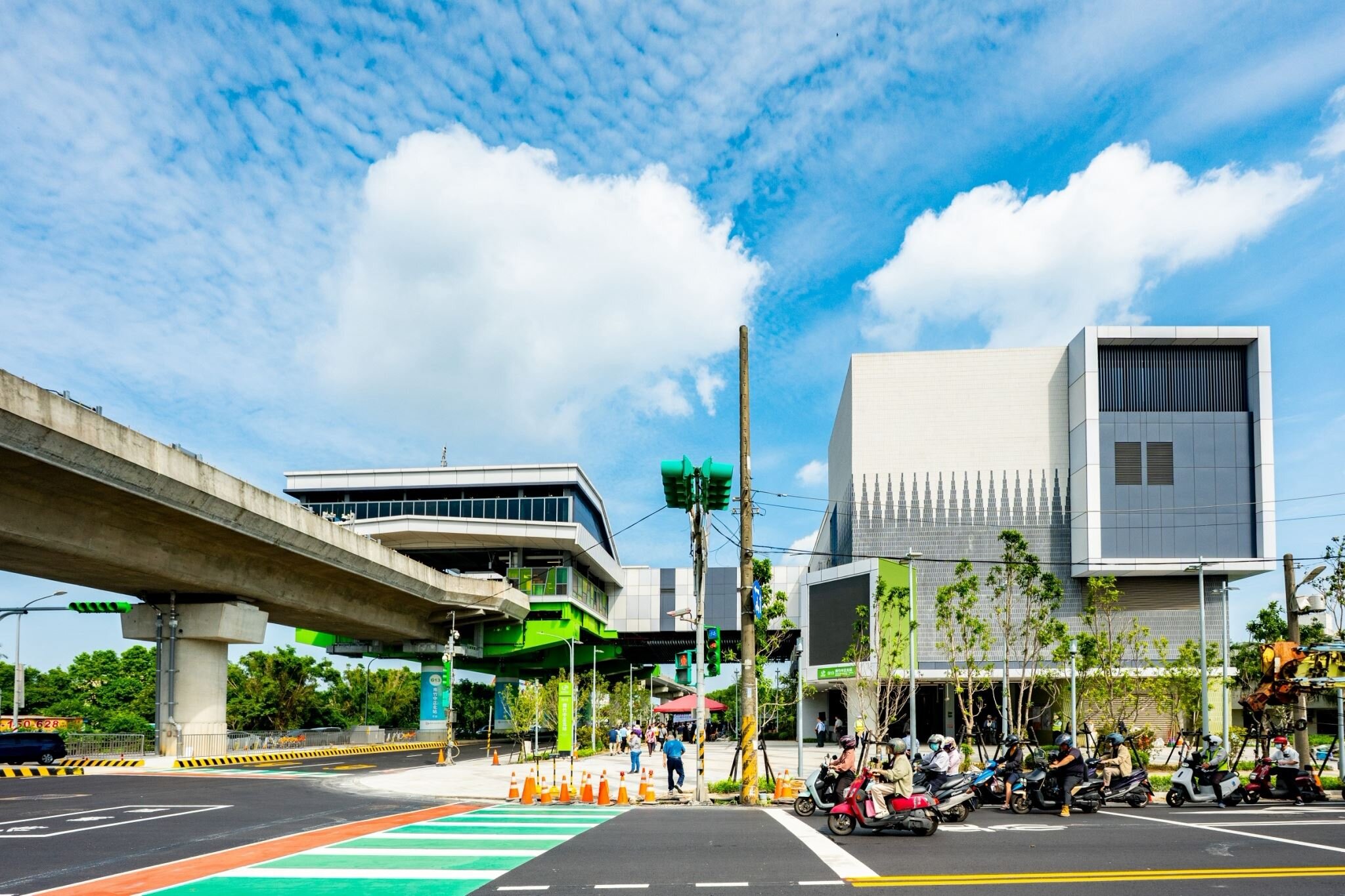 桃園捷運綠線首段G11至G15b共7站將於115年底通車。圖/桃園市府提供