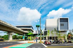桃捷綠線G13南竹中正北站開箱　張善政：首段7站「這時間」通車