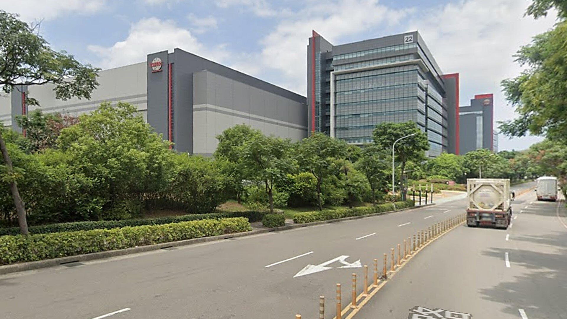 台積電竹科工地工安意外,工程自主停工釐清原因。圖/Google Maps