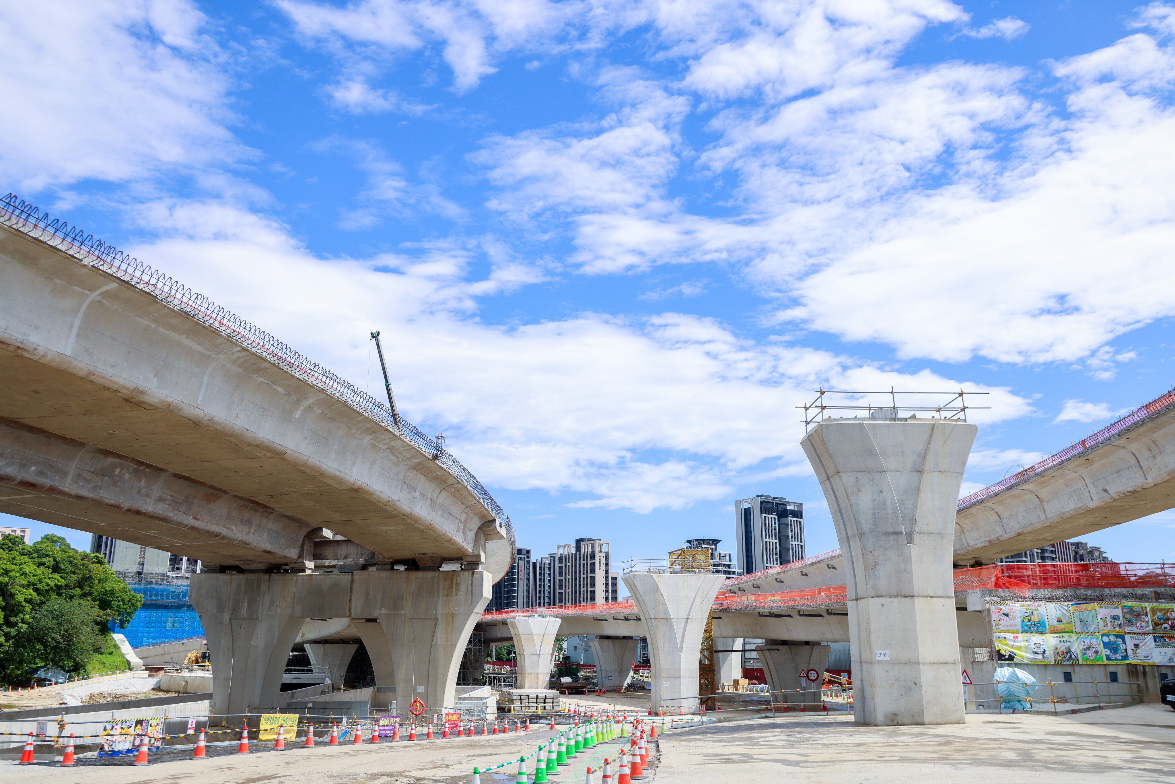 「國道3號金城交流道工程」目前進度可望於116年9月完工。圖/新北市府提供
