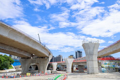 侯友宜視察金城交流道　盼116年9月提早完工